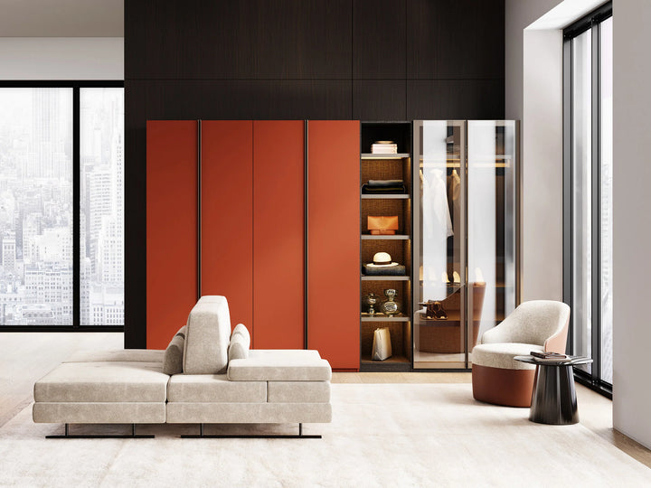 FERMA Bold Lacquer Deur Kledingkast Hoekmodel