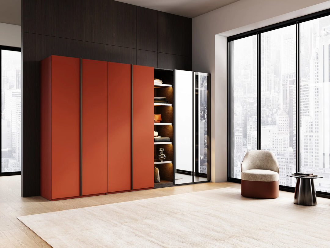 FERMA Bold Lacquer Deur Kledingkast Hoekmodel