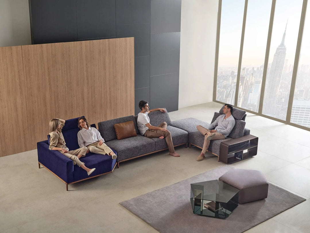 Berlin 3-Seater Adjustable Sofa