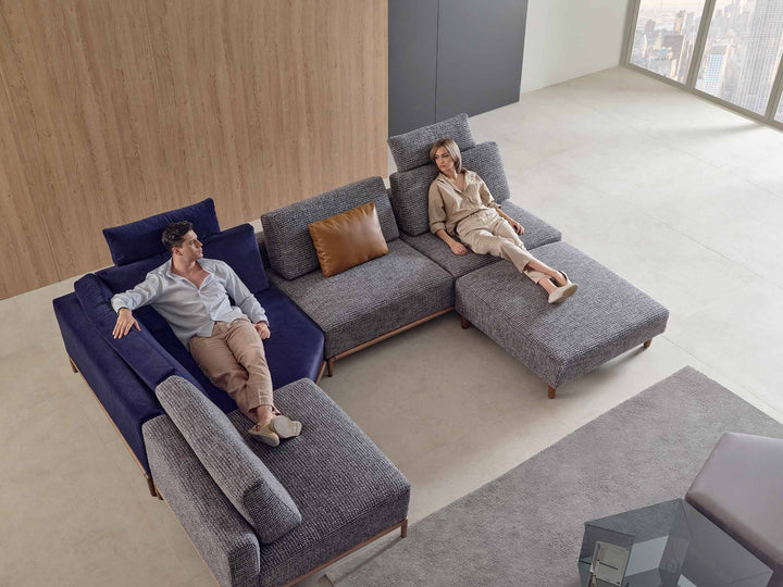 Berlin 3-Seater Adjustable Sofa