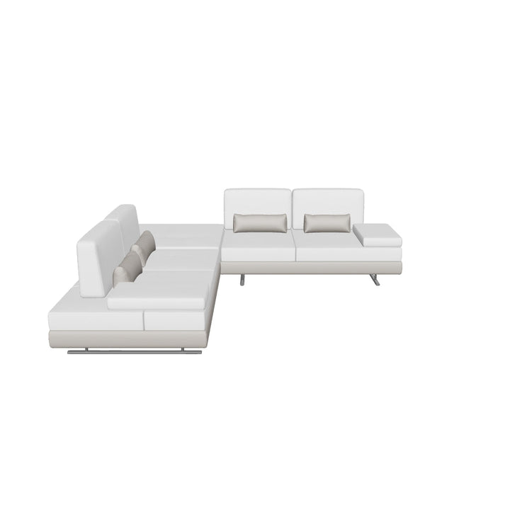 Mony Corner Sofa with Corner Pouf