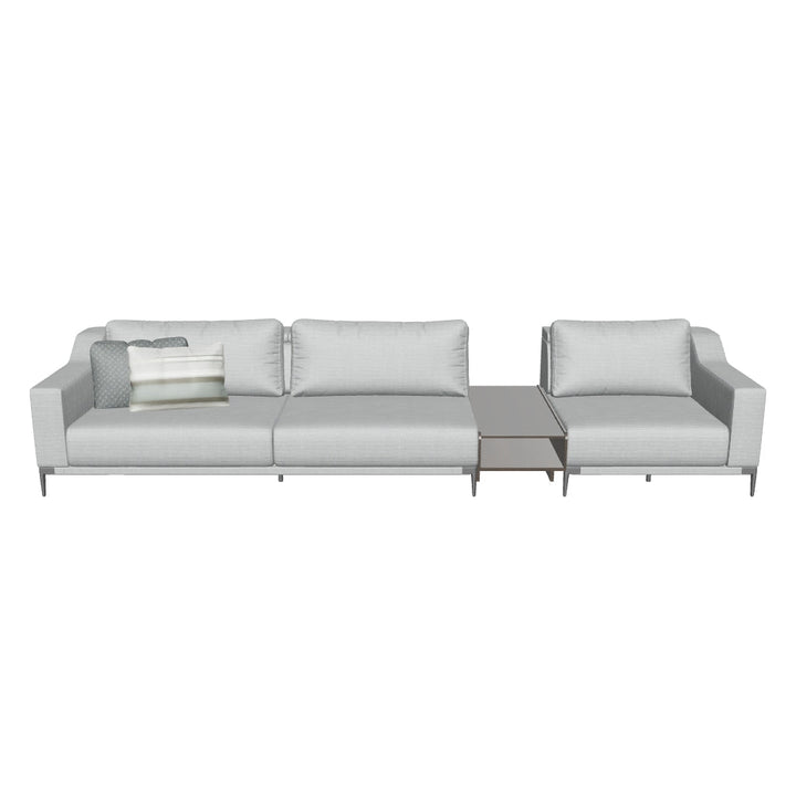 Milda Three Seater Sofa with Table