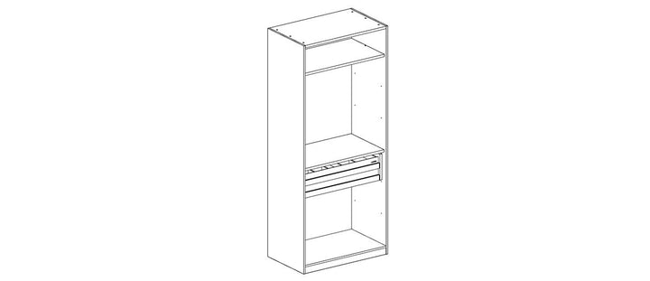 SPACE Open Wardrobe 100cm