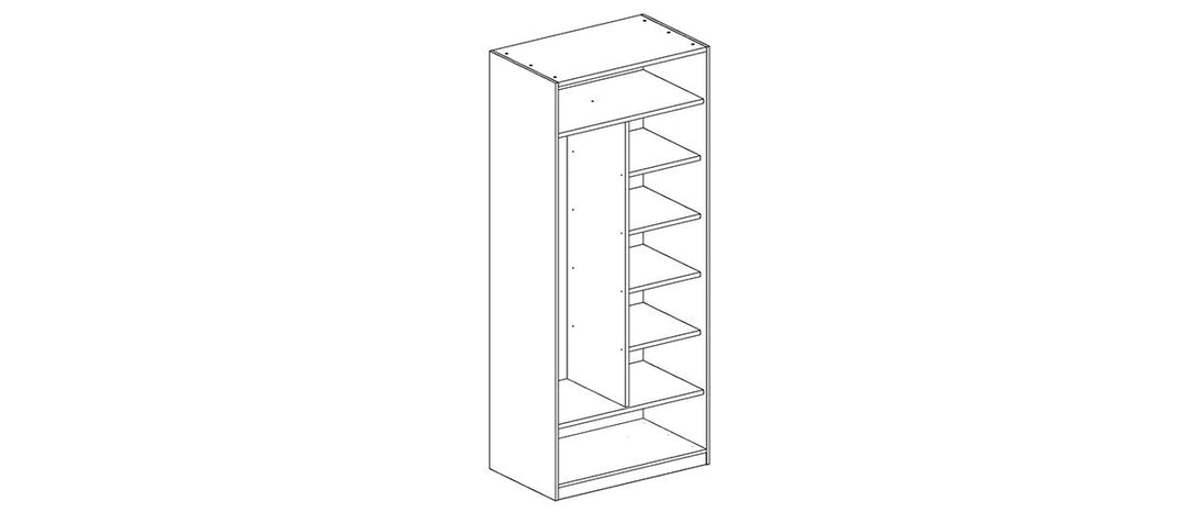 SPACE Open Wardrobe 100cm