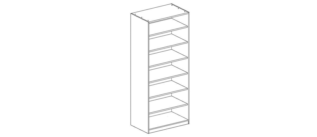 SPACE Open Wardrobe 100cm