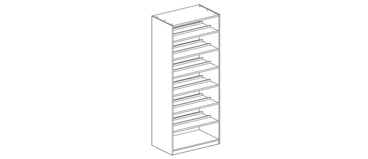 SPACE Open Wardrobe 100cm