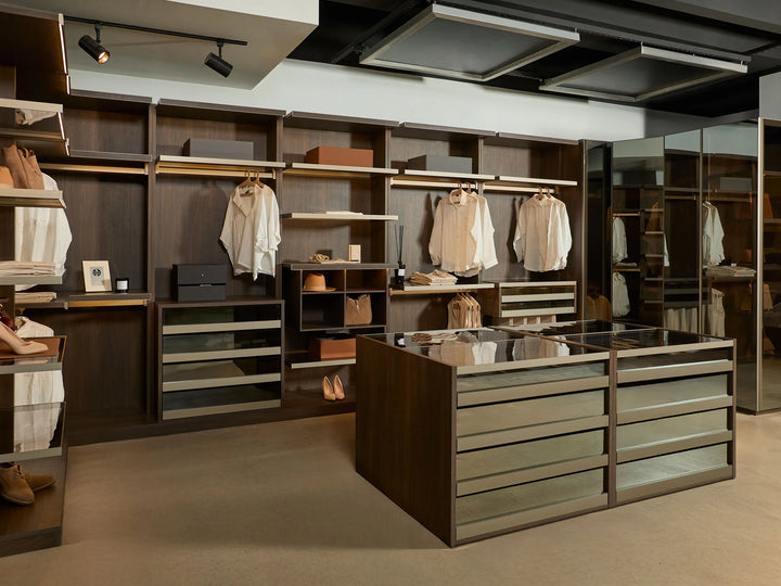 SPAZIO Walk-in Open Wardrobe