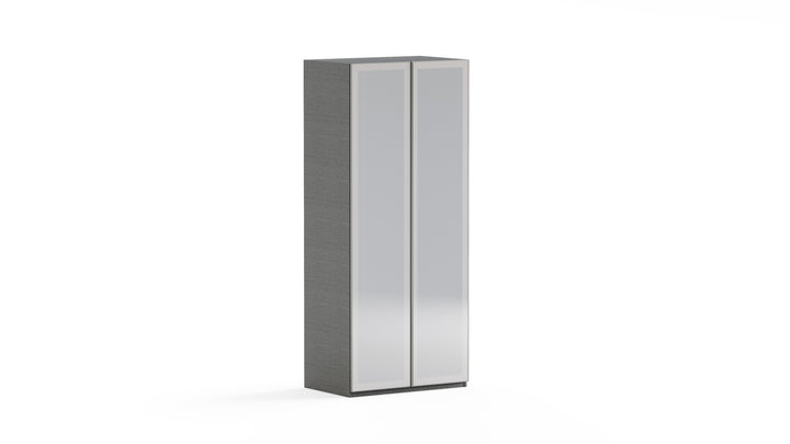 VETRINA Glass Door Wardrobe – 100 cm