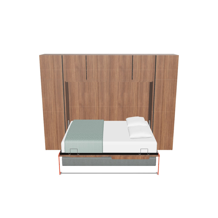 Langoni Wall Bed with Mattress