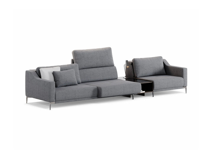 Milda Three Seater Sofa with Table