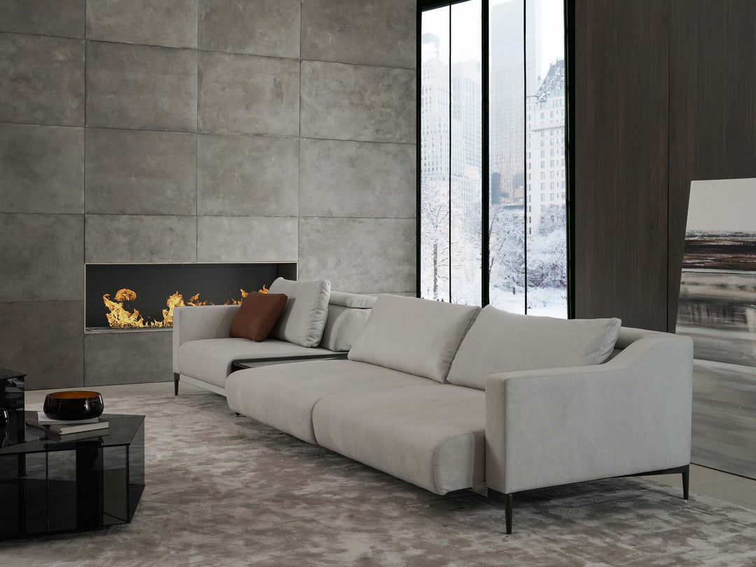 Milda Three Seater Sofa with Table