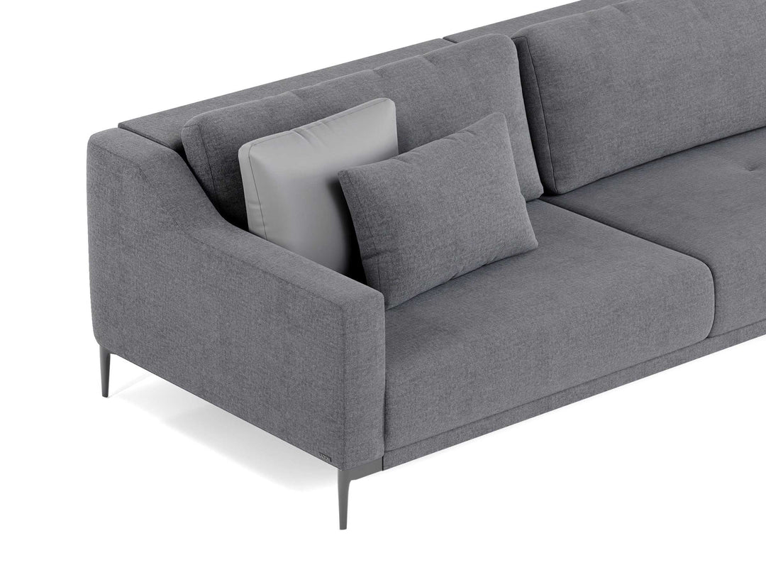 Milda Three Seater Sofa with Table