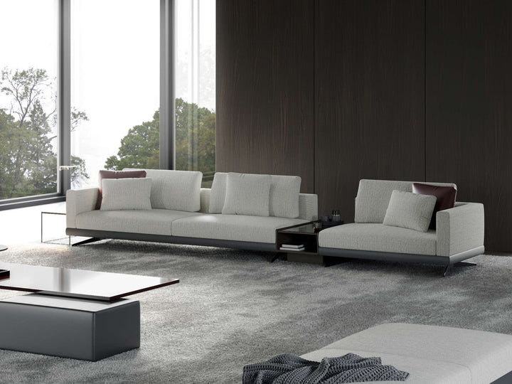 Mix Wide Sofa with Integrated Table