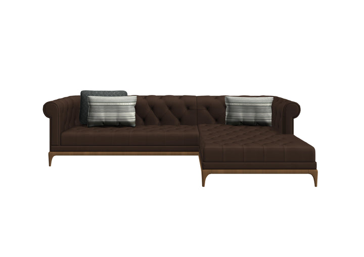 Modern Chester 3-Seater Chaise Sofa