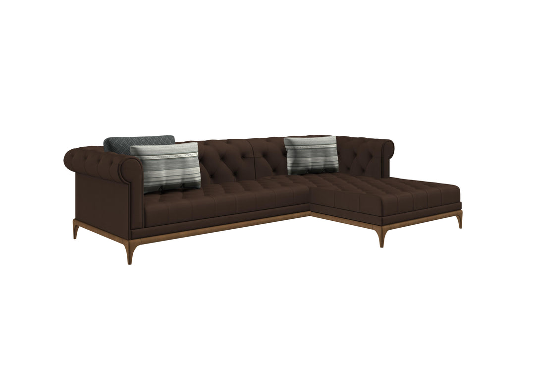 Modern Chester 3-Seater Chaise Sofa