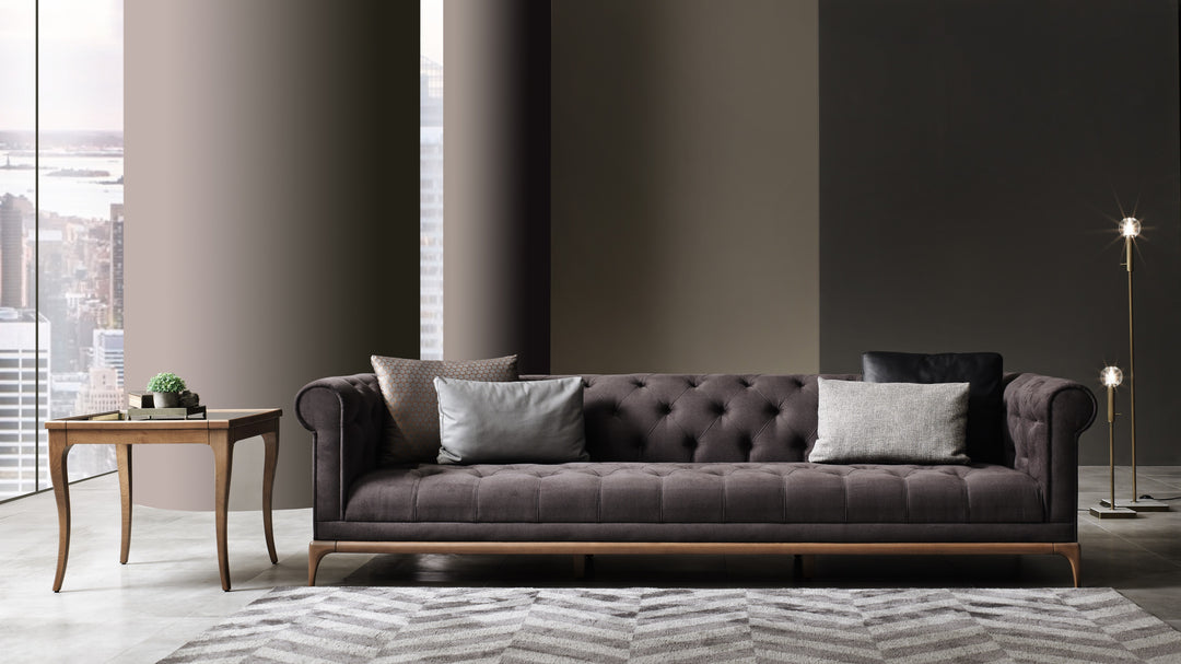 Modern Chester 3-Seater Sofa