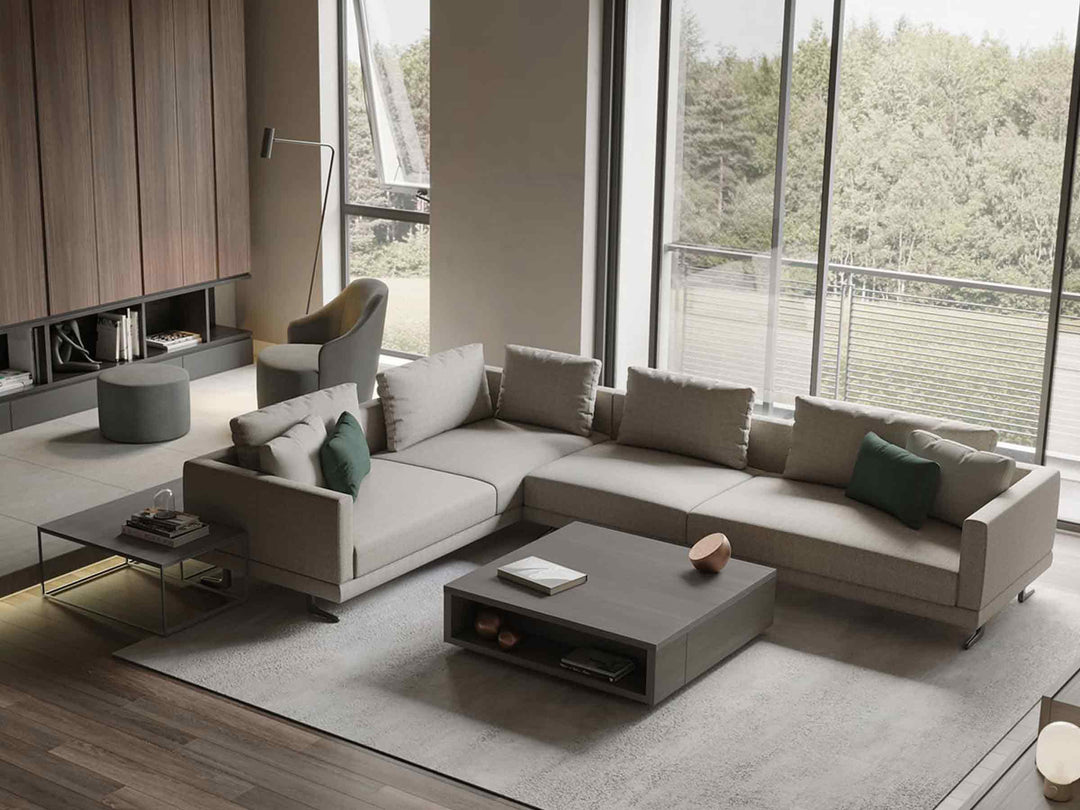 Mix Wide Sofa with Integrated Table