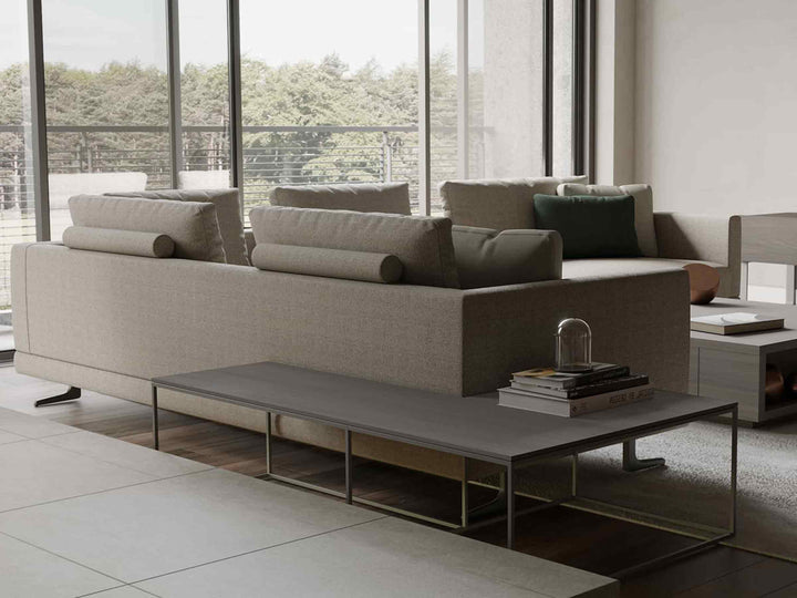 Mix Corner Sofa with Pouf