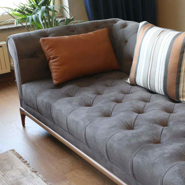 Modern Chester 3-Seater Chaise Sofa