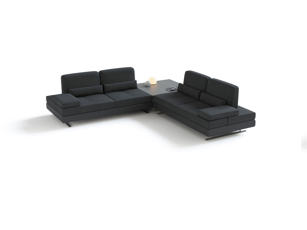 Mony Wide Corner Sofa with Table