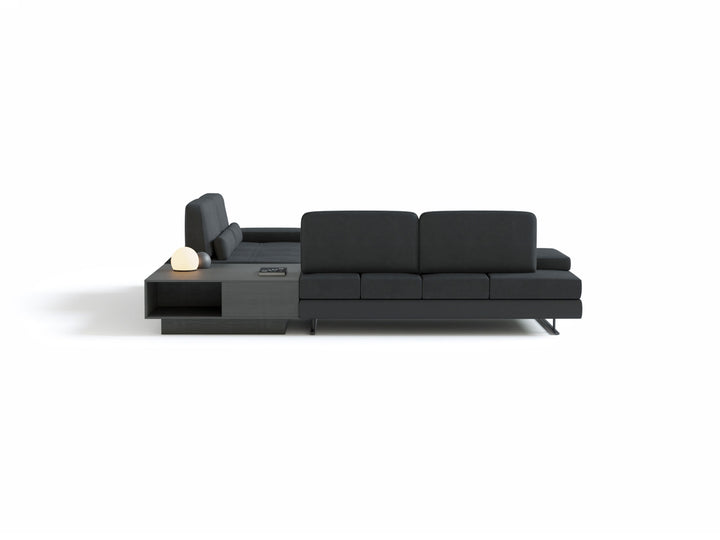 Mony Wide Corner Sofa with Table