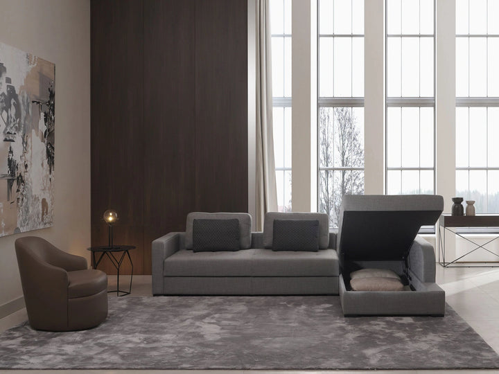 Vetro 3-Seater Corner Sofa Bed